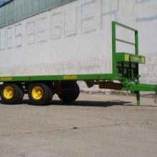 Plataforma tandem para transportar 5000 Kg